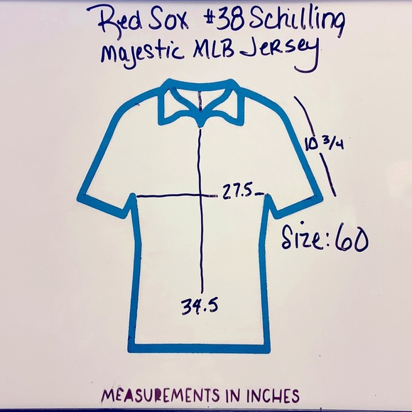 MLB SCHILLING Boston Red Sox #38 Jersey by Majestic. Make an offer if you like. - Picture 7 of 9